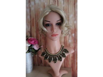 Angelika - krátka blond vlnitá parochňa