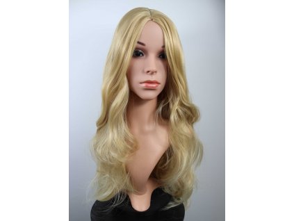 Jersey - dlhá blond kučeravá vlnitá parochňa