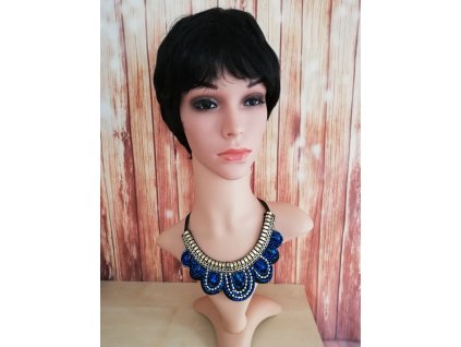 Timea - krátka čierna parochňa s ofinou