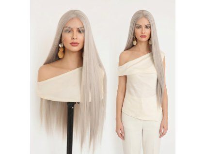 Arijana - lace front popolavá svetlá parochňa