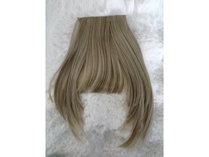 Príčesok ofina hustá - blond s melirom