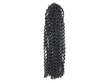 Twist crochet - vlnitý kanekalon - hnedá M4