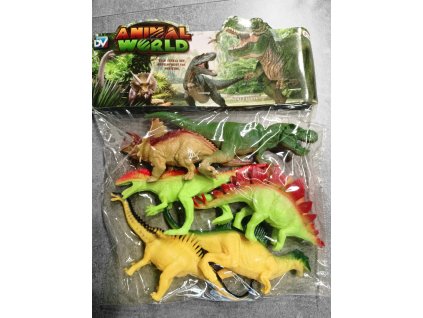 Postavičky Dinosaury 6 ks - veľké