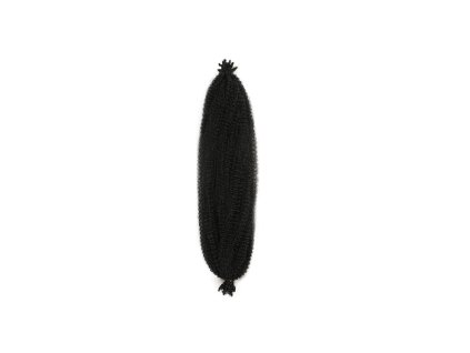 Springy afro twist hair na zapletanie - kanekalon - čierna