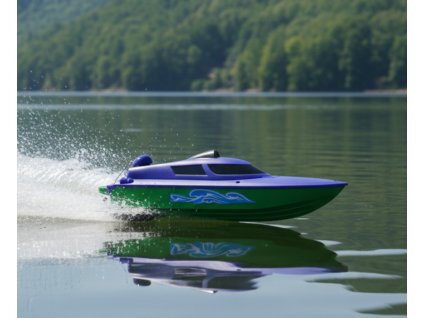 Plávajúci motorový čln - na batérie