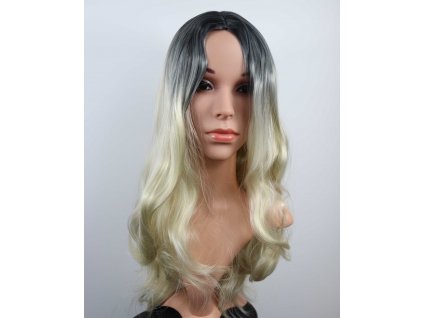 Sofia - dlhá ombre blond - čierna parochňa