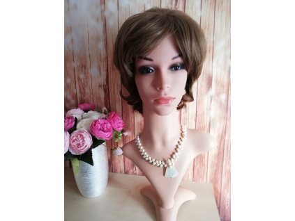 Magda - krátka hnedá parochňa