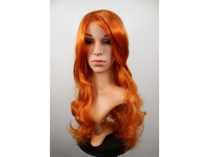 Abigail - dlhá ryšavá vlnitá parochňa