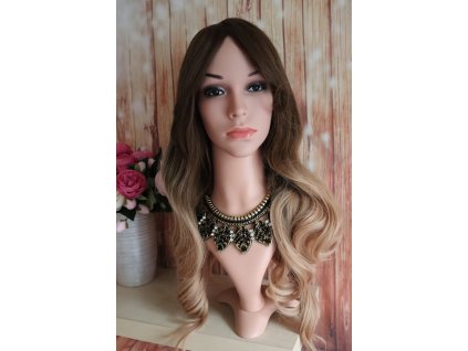 Claire - dlhá ombre blond - hnedá vlnitá parochňa