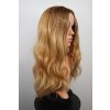 Dominika - dlhá ombré blond - čierna vlnitá parochňa