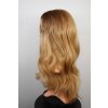 Dominika - dlhá ombré blond - čierna vlnitá parochňa
