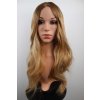 Dominika - dlhá ombré blond - čierna vlnitá parochňa