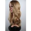 Dominika - dlhá ombré blond - čierna vlnitá parochňa