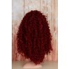 Livia - lace front červená vlnitá kučeravá parochňa