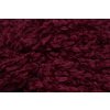 Pletená hrubá čelenka bordová