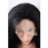 Elvína lace front dlhá čierna afro vlnitá  parochňa