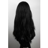 Elvína lace front dlhá čierna afro vlnitá  parochňa