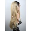 Kayla - lace front dlhá ombré blond- čierna parochňa