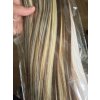 Clip in príčesok -  hnedá s blond melírom 12H613