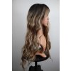 Anita - dlhá ombré blond - hnedá vlnitá parochňa