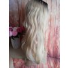 Alexa - dlhá ombre blond čierna vlnitá parochňa