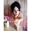 Dámsky Turban z vlny - modrý